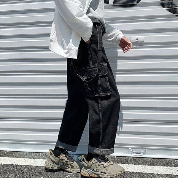 men's jeans 2021 streetwear fashion denim cargo pants men hip hop straight vintage black 2xl plus size high waist homme overalls, Blue
men's jeans 2021 streetwear fashion denim cargo pants men hip hop straight vintage black 2xl plus size high waist homme overalls, Blue