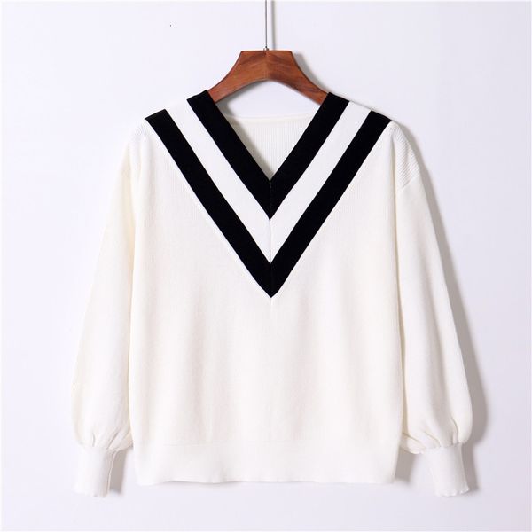 2021 new v neck striped knitwear lantern sleeve winter women sweaters thick warm short style campus girls pullovers pull ktzc, White;black
2021 new v neck striped knitwear lantern sleeve winter women sweaters thick warm short style campus girls pullovers pull ktzc, White;black