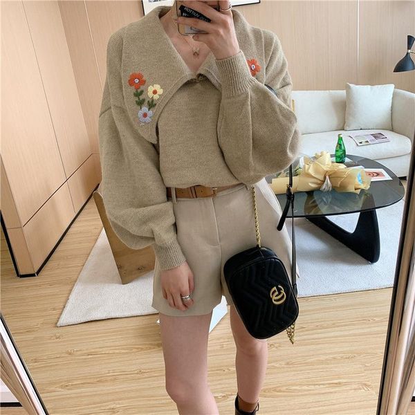 jane deiune new autumn winter women korean style lantern sleeve embroider loose sweater fashion knitted pullovers streetwear, White;black
jane deiune new autumn winter women korean style lantern sleeve embroider loose sweater fashion knitted pullovers streetwear, White;black