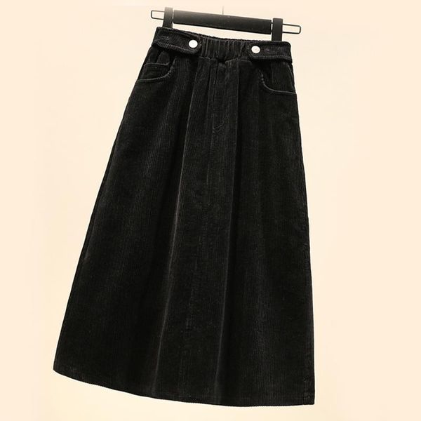 skirts 2021 autumn and winter women's corduroy skirt ladies fashion retro high waist solid loose harajuku women long a-line, Black
skirts 2021 autumn and winter women's corduroy skirt ladies fashion retro high waist solid loose harajuku women long a-line, Black