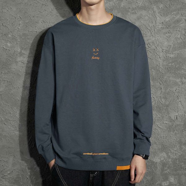 winter round neck sweater men's fashion ins loose cotton plush spring and autumn trend versatile smiling face long sleeve clothes, Black
winter round neck sweater men's fashion ins loose cotton plush spring and autumn trend versatile smiling face long sleeve clothes, Black