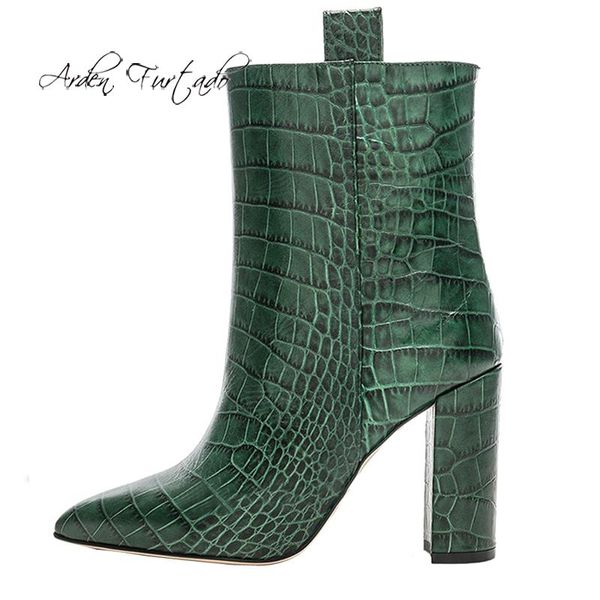 arden furtado 2020 fashion women's shoes winter pointed toe chunky heels elegant ladies boots mature green yellow boots, Black
arden furtado 2020 fashion women's shoes winter pointed toe chunky heels elegant ladies boots mature green yellow boots, Black