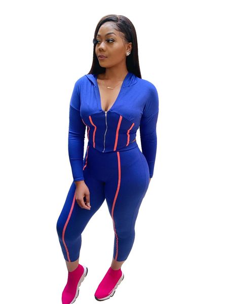 fashion panelled womens two piece pants casual hooded sports two piece sets cardigan designer womens tracksuits, White
fashion panelled womens two piece pants casual hooded sports two piece sets cardigan designer womens tracksuits, White