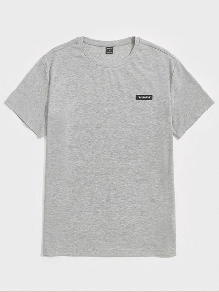 men patched detail rib-knit a2pv#, White;black