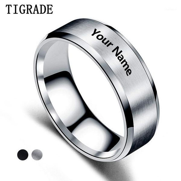 tigrade unique rings titanium 8mm name date writing engraved with your name texts signature handwriting men women rings1, Golden;silver
tigrade unique rings titanium 8mm name date writing engraved with your name texts signature handwriting men women rings1, Golden;silver