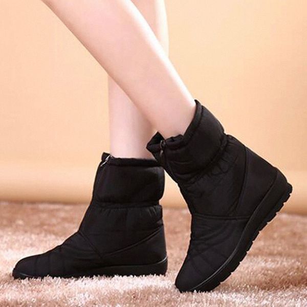 Women Boots Women's Winter Shoes 2020 Warm Shoes Woman Waterproof Ladies Snow Boots for Women Winter Ankle Botas Mujer #R35u, Black
Women Boots Women's Winter Shoes 2020 Warm Shoes Woman Waterproof Ladies Snow Boots for Women Winter Ankle Botas Mujer #R35u, Black