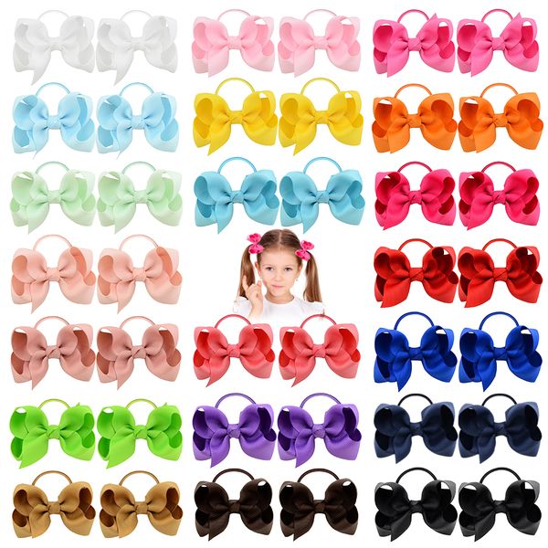 3.5 inch grosgrain ribbon bow scrunchies elastic rope rubber band ponytail holder bands hairwear hair accessories, Slivery;white
3.5 inch grosgrain ribbon bow scrunchies elastic rope rubber band ponytail holder bands hairwear hair accessories, Slivery;white