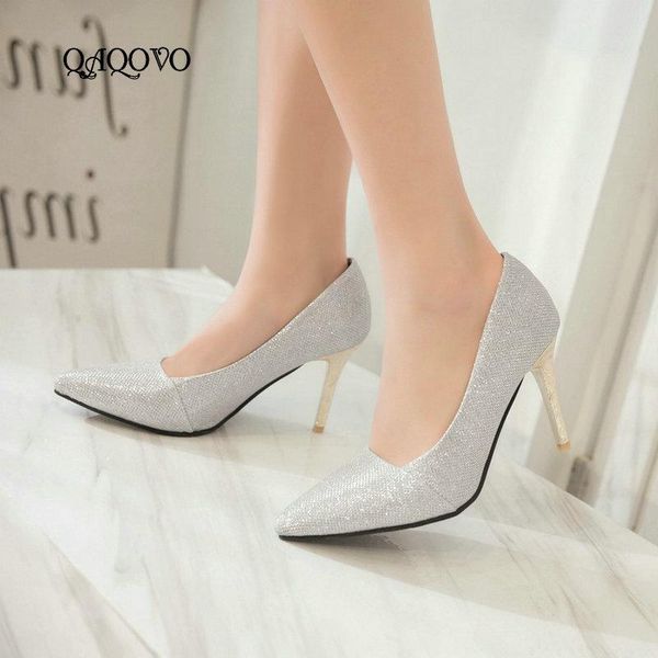women's high heels fashion bling party shoes pointed toe slip on wedding spring autumn shoes ladies pink blue gold silver, Black
women's high heels fashion bling party shoes pointed toe slip on wedding spring autumn shoes ladies pink blue gold silver, Black