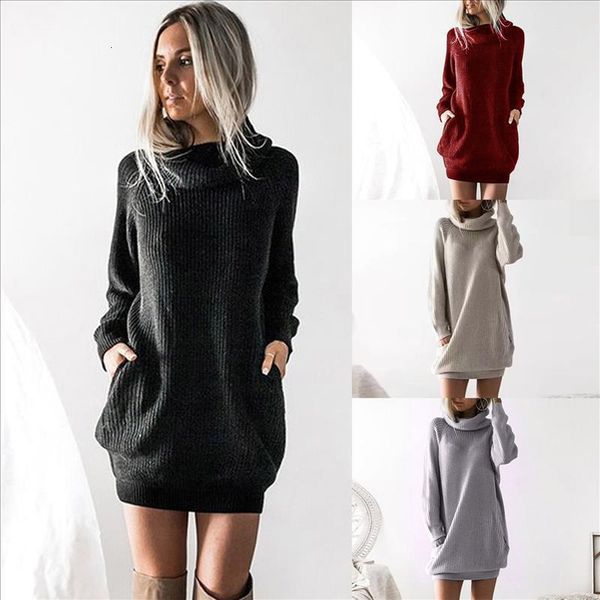 autumn winter sweater dress solid casual dresses womens long sleeve turtleneck knitted dress roll neck jumper dress ladies mini, Black;gray
autumn winter sweater dress solid casual dresses womens long sleeve turtleneck knitted dress roll neck jumper dress ladies mini, Black;gray