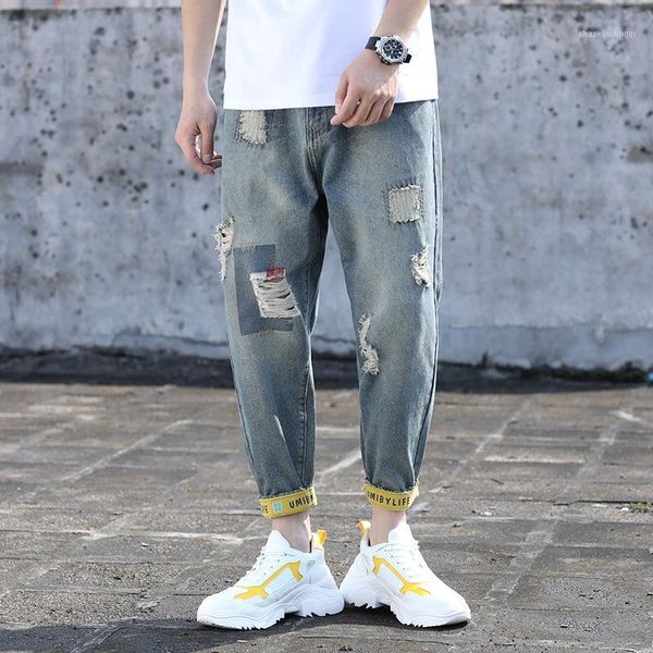 pantalon mezclilla hombre new vaqueros hombre hole korean nine points plus size masculino erkek kot casual baggy jeans man baju1, Blue
pantalon mezclilla hombre new vaqueros hombre hole korean nine points plus size masculino erkek kot casual baggy jeans man baju1, Blue