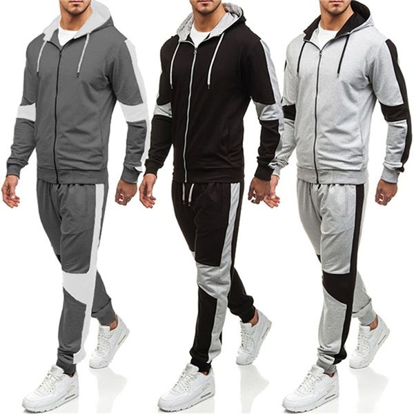 new brand man tracksuit men's sets sportswear zipper hoodies+pants male casual sweatshirts coat sports suits men's clothing 201201, Gray
new brand man tracksuit men's sets sportswear zipper hoodies+pants male casual sweatshirts coat sports suits men's clothing 201201, Gray