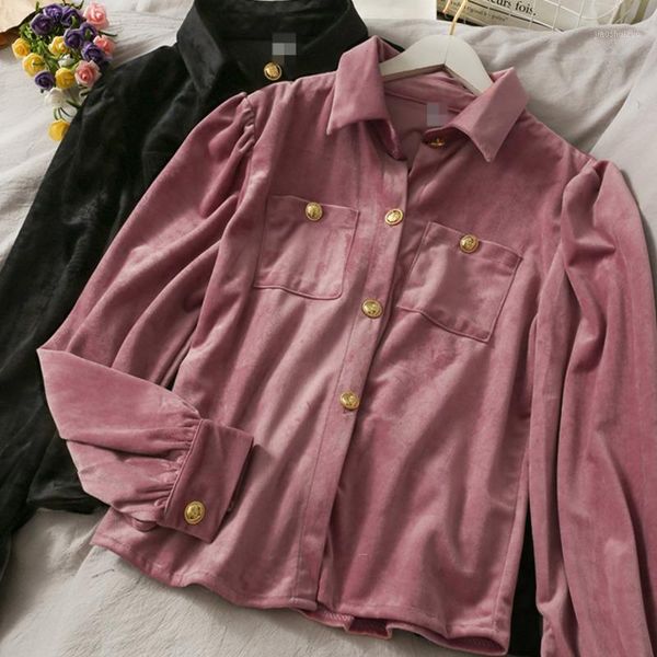 velet warm bottoming shirt women vintage turn-down collar long sleeve loose blouse female black pink fashion wear 1, White
velet warm bottoming shirt women vintage turn-down collar long sleeve loose blouse female black pink fashion wear 1, White