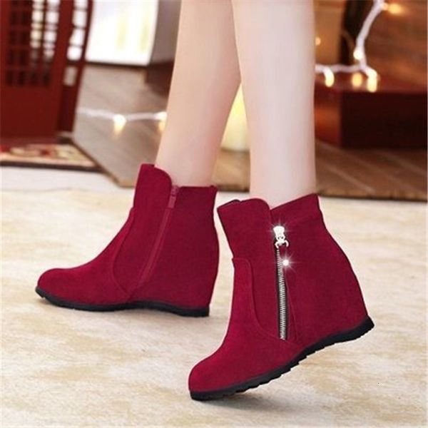 new growing 2021 height women zip winter boots ladies warm skin boot female comfort red wine shoes q8ys, Black
new growing 2021 height women zip winter boots ladies warm skin boot female comfort red wine shoes q8ys, Black