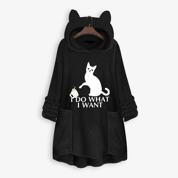 plus size fleece hooded coat women winter double-sided plush hoodies sweatshirt cut cat letter print mid long pullover hoodies, Black
plus size fleece hooded coat women winter double-sided plush hoodies sweatshirt cut cat letter print mid long pullover hoodies, Black