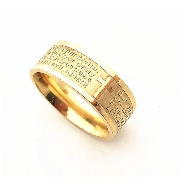gold silver stainless steel english lord's prayer cross etaching polishing ring( wmtels whole2019
gold silver stainless steel english lord's prayer cross etaching polishing ring( wmtels whole2019