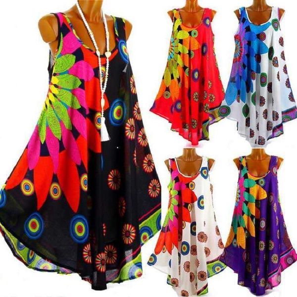 s-5xl casual women summer 2021 sleeveless loose dress chiffon printed irregular big swing short beach dress summer femme, Black;gray
s-5xl casual women summer 2021 sleeveless loose dress chiffon printed irregular big swing short beach dress summer femme, Black;gray