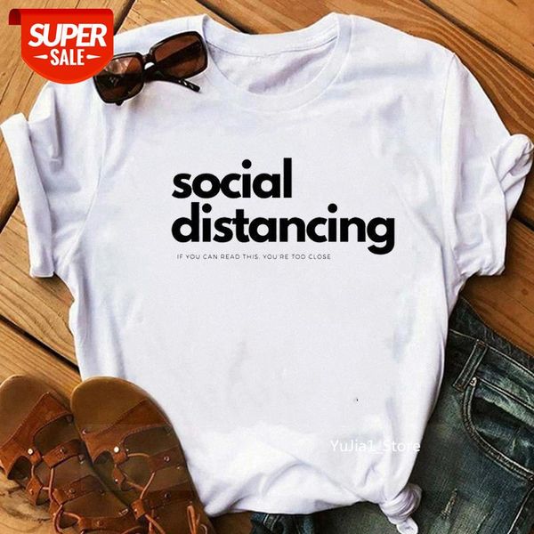 SOCIAL DISTANCING IF YOU CAN READ THIS YOU'RE TOO CLOSE Letter print funny t shirts women fashion graphic tees humor joke tshirt #NN9K, White
SOCIAL DISTANCING IF YOU CAN READ THIS YOU'RE TOO CLOSE Letter print funny t shirts women fashion graphic tees humor joke tshirt #NN9K, White