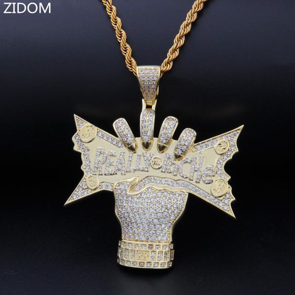 pendant necklaces men hip hop iced out bling really riche cubic zirconia letters fashion hiphop necklace rapper jewelry, Silver
pendant necklaces men hip hop iced out bling really riche cubic zirconia letters fashion hiphop necklace rapper jewelry, Silver