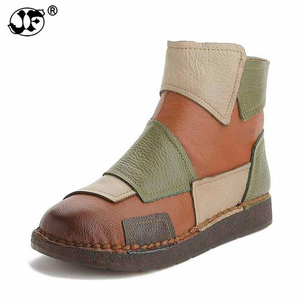 boots 2021 women genuine leather handmade zipper thick fur ankle flower casual mom soft autumn winter sdc456, Black
boots 2021 women genuine leather handmade zipper thick fur ankle flower casual mom soft autumn winter sdc456, Black