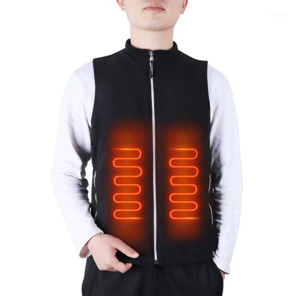 heated vest heating electric vest usb charging heated washable heating without power bank1, Gray;blue