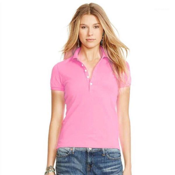 women's polos summer female small short sleeve shirts 100% cotton casual solid lady t fashion femme1, White
women's polos summer female small short sleeve shirts 100% cotton casual solid lady t fashion femme1, White