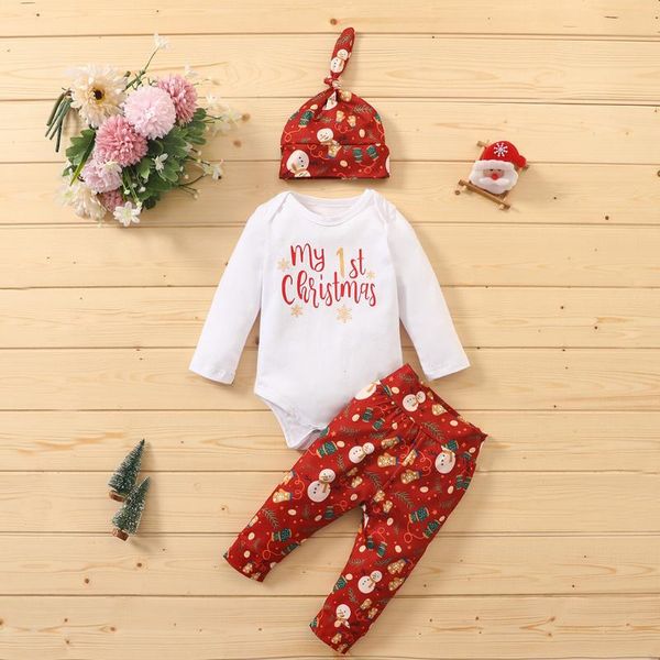 letter print set newborn infant baby boys girls 1st christmas romper pants+hat outfits set winter baby girl outfits, White
letter print set newborn infant baby boys girls 1st christmas romper pants+hat outfits set winter baby girl outfits, White