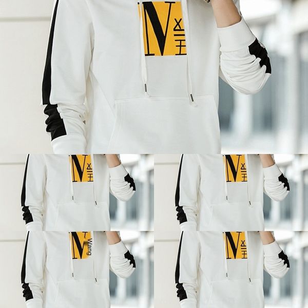 yjiw8 spring and autumn 2020 long lovers tbottoming shirt men's trend clothing pullovert-shirt loose sweater sleeve all pullover pullov, Black
yjiw8 spring and autumn 2020 long lovers tbottoming shirt men's trend clothing pullovert-shirt loose sweater sleeve all pullover pullov, Black