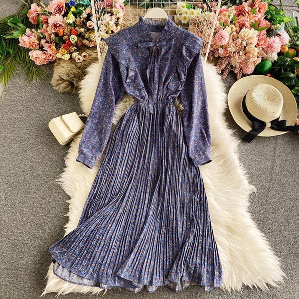 spring autumn dress pleated flower print korean high waist stand collar chiffon lantern sleeve ruffled midi vestidos uk0991, Black;gray
spring autumn dress pleated flower print korean high waist stand collar chiffon lantern sleeve ruffled midi vestidos uk0991, Black;gray