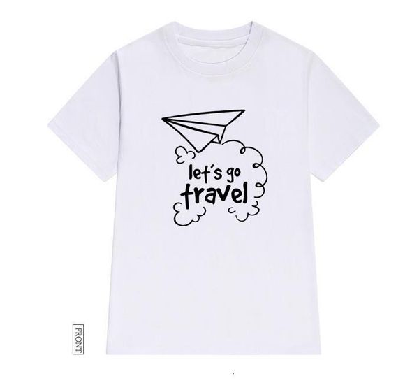 let's go travel women tshirt cotton casual funny t shirt lady yong girl tee 5 colors drop ship s-691, White
let's go travel women tshirt cotton casual funny t shirt lady yong girl tee 5 colors drop ship s-691, White