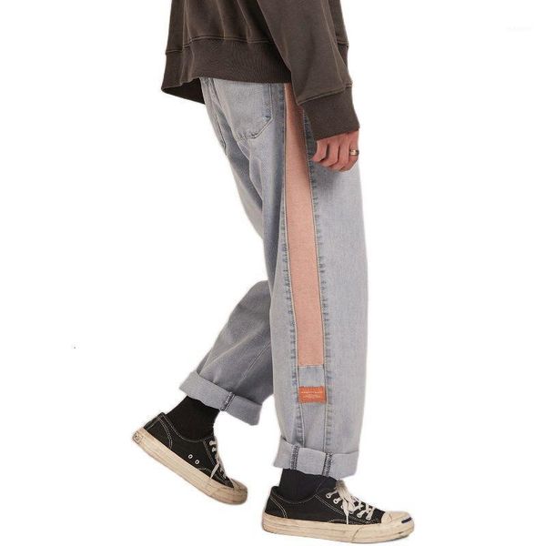 trendy color striped baggy jeans men straight 2020 loose fit denim jeans pants pantalones harajuiku hip hop comfortable1, Blue
trendy color striped baggy jeans men straight 2020 loose fit denim jeans pants pantalones harajuiku hip hop comfortable1, Blue