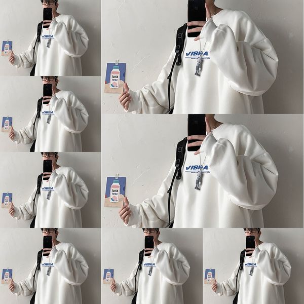 20 spring and autumn new large round neck sweater for men's fashionable pullover pullover pulloverpulloverloose trend printed casual to, Black
20 spring and autumn new large round neck sweater for men's fashionable pullover pullover pulloverpulloverloose trend printed casual to, Black