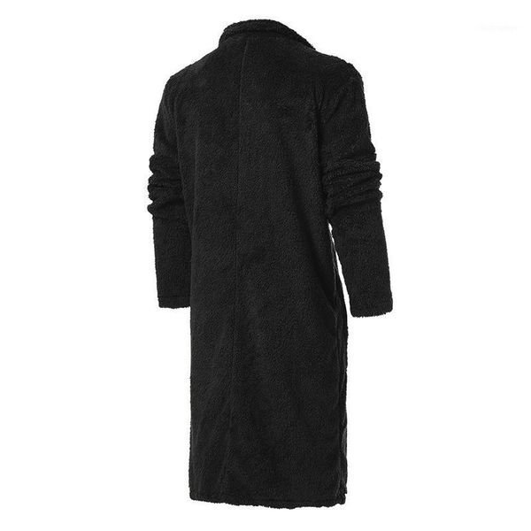 mens lapel collar thick fleece winter coat overcoat long sleeve outwear jacket1, Black;brown
mens lapel collar thick fleece winter coat overcoat long sleeve outwear jacket1, Black;brown