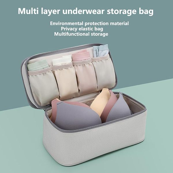 multifunctional double layer storage bag, zipper closure waterproof travel organizer for bras lingerie panties toiletries
multifunctional double layer storage bag, zipper closure waterproof travel organizer for bras lingerie panties toiletries