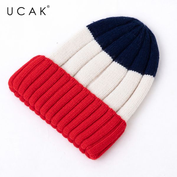 beanie/skull caps ucak brand hat striped beanie autumn winter pure wool soft warm knitted hats women skullcap 5 colors girl beanies a4, Blue;gray
beanie/skull caps ucak brand hat striped beanie autumn winter pure wool soft warm knitted hats women skullcap 5 colors girl beanies a4, Blue;gray