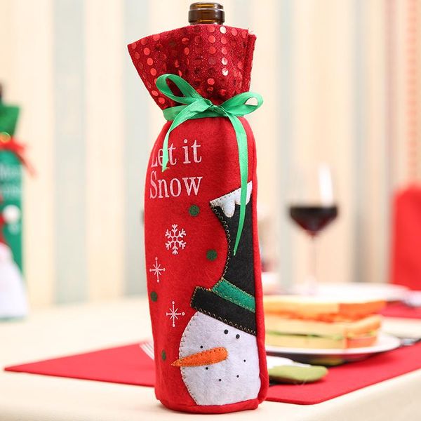 luanqi natale 2020 рождество бутылки вина обложка бутылки вина мешок ткани шампанского хранения сумка блесток украшения xmas dinner party yx
luanqi natale 2020 рождество бутылки вина обложка бутылки вина мешок ткани шампанского хранения сумка блесток украшения xmas dinner party yx