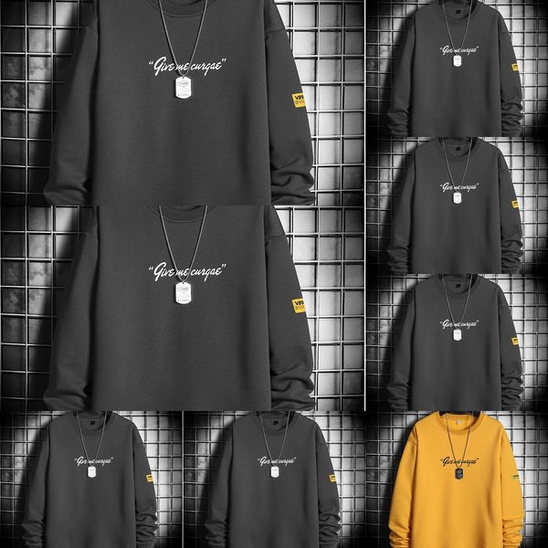 экипаж шею длинным рукавом мужская 2020 новый свободный стиль с весной и пуловеры осень пуловер и повседневная одежда для мужчин zcsmb, Black
экипаж шею длинным рукавом мужская 2020 новый свободный стиль с весной и пуловеры осень пуловер и повседневная одежда для мужчин zcsmb, Black