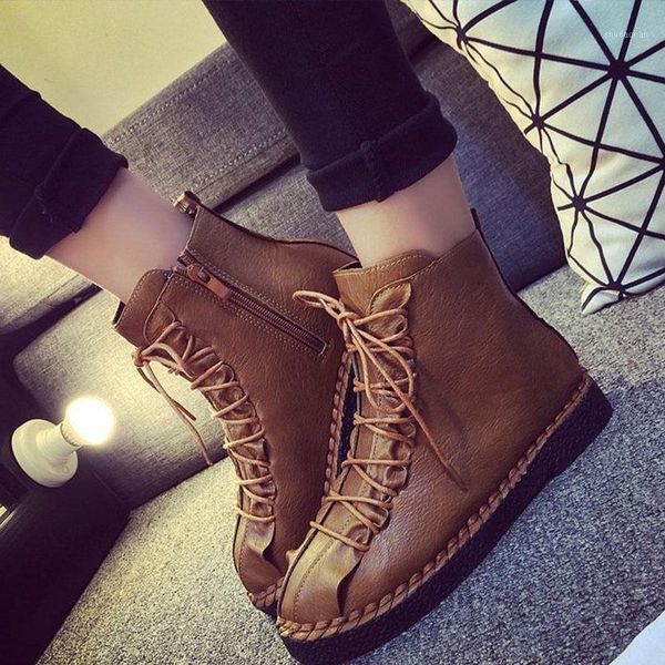 boots women pu leather platform ankle ladies lace up zipper shoes female fashion casual woman sewing winter footwear 1, Black
boots women pu leather platform ankle ladies lace up zipper shoes female fashion casual woman sewing winter footwear 1, Black