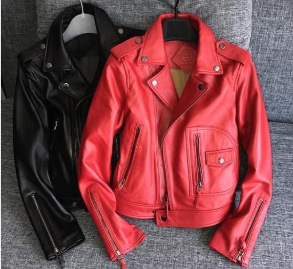 fashion 100% genuine leather women slim short jackets.motorbiker asian size female sheepskin jacket brand suede1, Black
fashion 100% genuine leather women slim short jackets.motorbiker asian size female sheepskin jacket brand suede1, Black