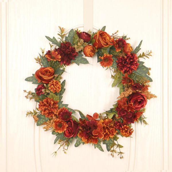 stylish simulation flowers wreath handmade holiday props decor garland for christmas home party wedding door ornaments
stylish simulation flowers wreath handmade holiday props decor garland for christmas home party wedding door ornaments
