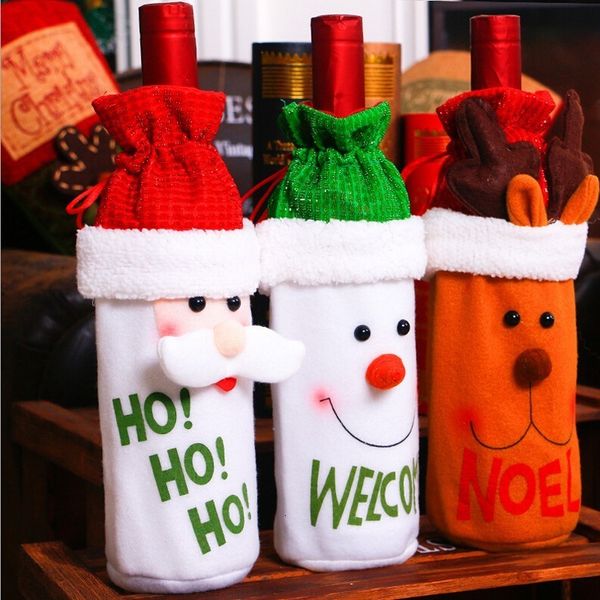 bottle clothes bag candy cover christmas wine santa reindeer snowman xmas noel dinner natal new year decor
bottle clothes bag candy cover christmas wine santa reindeer snowman xmas noel dinner natal new year decor