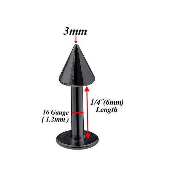 shippment 50pcs body jewelry -16g lip labret ring cheek bar lip piercing ear helix bar ear cartilage diath studs spike iurps, Black
shippment 50pcs body jewelry -16g lip labret ring cheek bar lip piercing ear helix bar ear cartilage diath studs spike iurps, Black