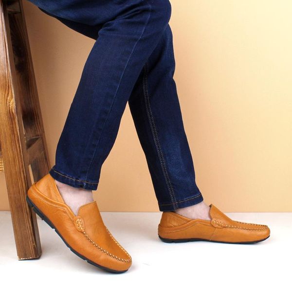 fashion leisure men leather loafer shoes solid genuine leather slip on driving shoes spring autumm comfy flat footwear, Black
fashion leisure men leather loafer shoes solid genuine leather slip on driving shoes spring autumm comfy flat footwear, Black