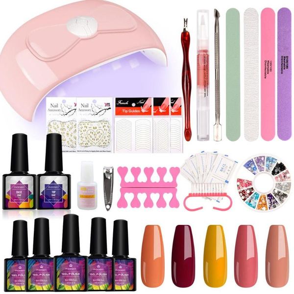 nail art kits gel kit 54w uv led lamp soak off polish set semi-permanent tools for manicure
nail art kits gel kit 54w uv led lamp soak off polish set semi-permanent tools for manicure