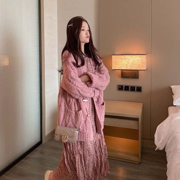 7mvwb thick cardigan thickened women's coat sweatersweater sweater and length loose korean knitted 2020 new lazy style version coat spr, White;black
7mvwb thick cardigan thickened women's coat sweatersweater sweater and length loose korean knitted 2020 new lazy style version coat spr, White;black