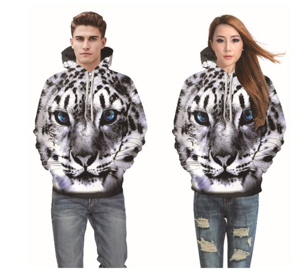 european and american new digital printing snow leopard couple hooded sweater dw-33, Black
european and american new digital printing snow leopard couple hooded sweater dw-33, Black