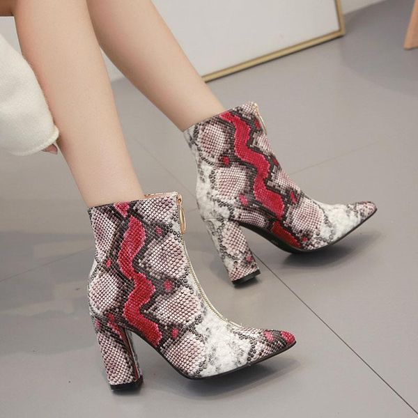 ankle women boots snake high heels snake autumn winter shoes fashion pointed toe chunky heels #y0305707q, Black
ankle women boots snake high heels snake autumn winter shoes fashion pointed toe chunky heels #y0305707q, Black