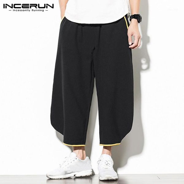 incerun 2020 men harem pants cotton casual joggers chic streetwear ankle length pants patchwork vintage wide leg trousers men1, Black
incerun 2020 men harem pants cotton casual joggers chic streetwear ankle length pants patchwork vintage wide leg trousers men1, Black