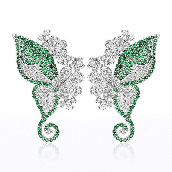 xiumeiyizu beautiful butterfly stud earrings luxury zircon paved rhodium plating women wedding elegant cz trendy earrings, Golden;silver
xiumeiyizu beautiful butterfly stud earrings luxury zircon paved rhodium plating women wedding elegant cz trendy earrings, Golden;silver