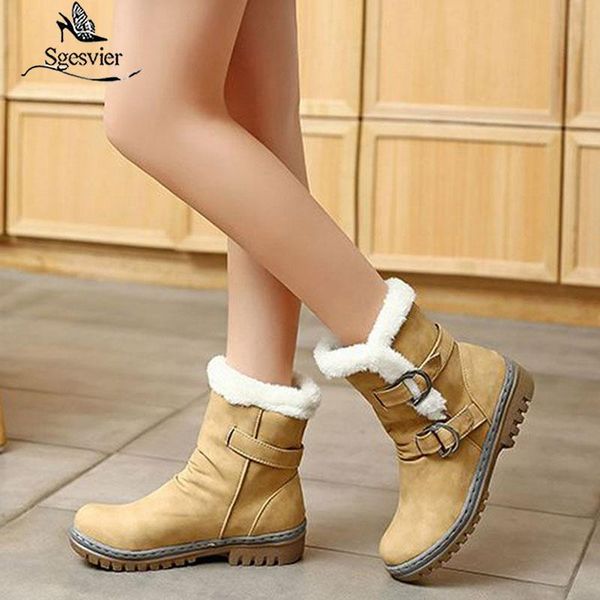 fashion winter boots women snow boots flat heels winter shoes warm fur boot mid-calf spring autumn women's shoes plus size 46, Black
fashion winter boots women snow boots flat heels winter shoes warm fur boot mid-calf spring autumn women's shoes plus size 46, Black