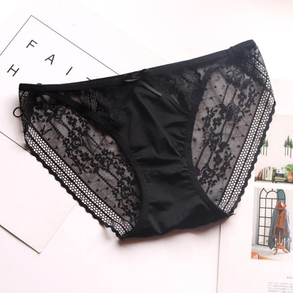 summer new women's underwear japanese mid-waist breathable triangle lace mesh underwear, Black;pink
summer new women's underwear japanese mid-waist breathable triangle lace mesh underwear, Black;pink